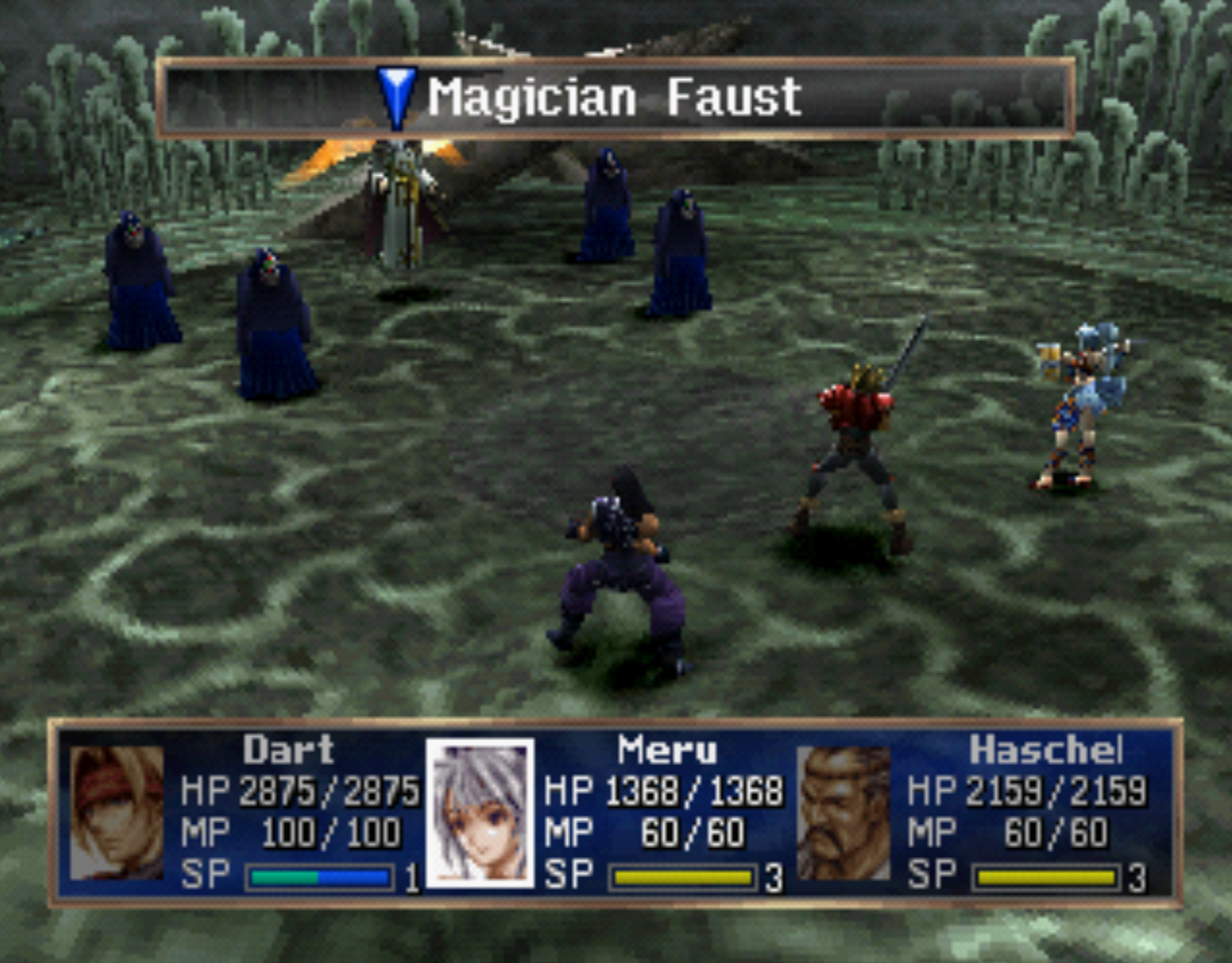Battle with Magician Faust